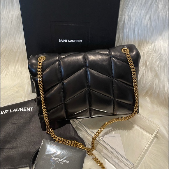 ❣️❣️❣️SOLD❣️❣️❣️SAINT LAURENT toy lou lou puffer bag ❤️BRAND NEW - Picture 9 of 13